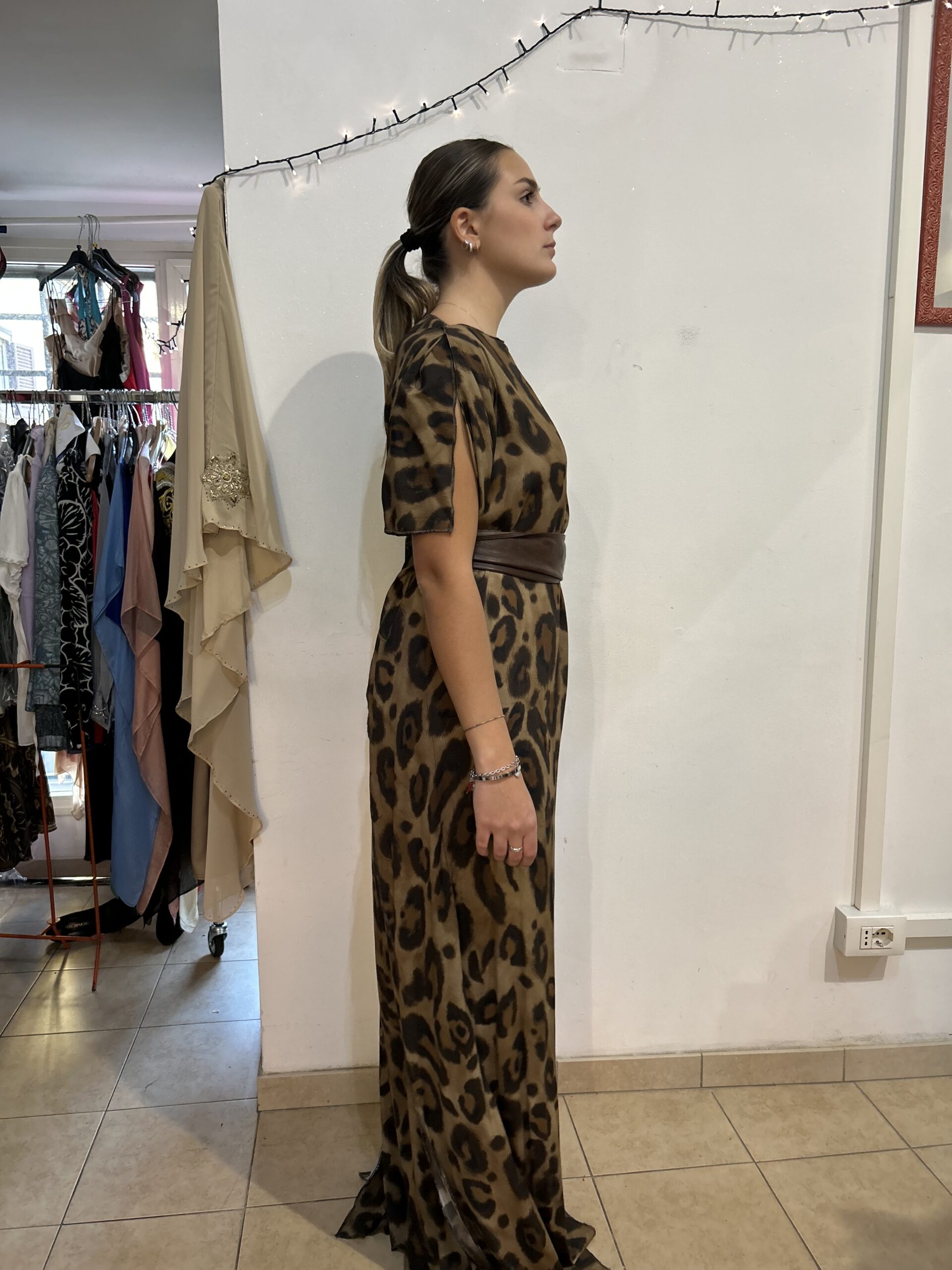 Abito da Giorno Leopardato per Cocktail - immagine 3